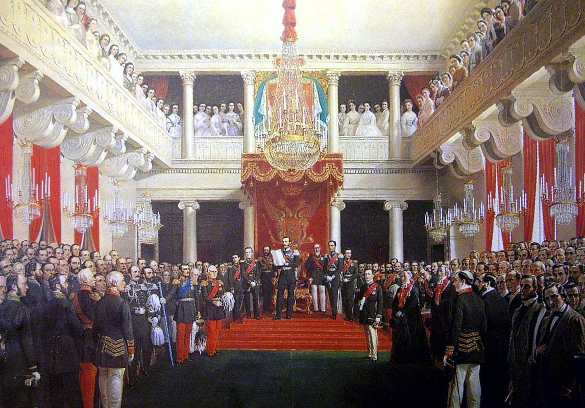 Opening of the Finnish Parliament Session eighteen sixty three by Alexander two
       